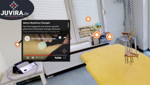 Juvira.de | Mattertags Beispiel anhand der Matrix-Rhytmus-Therapie in einem virtueller Rundgang